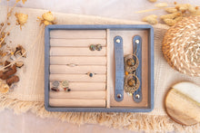 Load image into Gallery viewer, Gemma - Blue Classic  Earrings/Rings Tray
