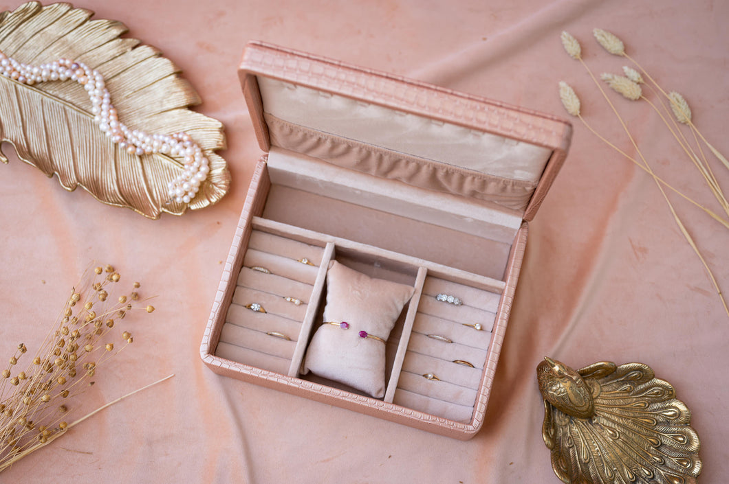 Gemma Metallics - Rose Gold Classic Jewelry Box